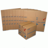 Set of LINEN boxes 10 pcs.